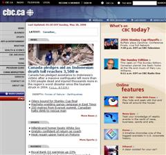 Old CBC website